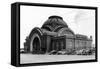 Exterior View of Union Station - Tacoma, WA-Lantern Press-Framed Stretched Canvas