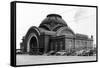 Exterior View of Union Station - Tacoma, WA-Lantern Press-Framed Stretched Canvas