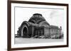 Exterior View of Union Station - Tacoma, WA-Lantern Press-Framed Premium Giclee Print