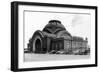 Exterior View of Union Station - Tacoma, WA-Lantern Press-Framed Premium Giclee Print