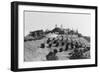 Exterior View of William R. Hearst's Castle with Landscape-null-Framed Photographic Print