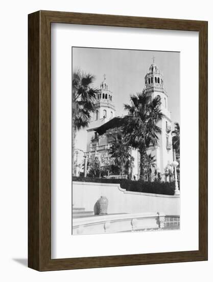 Exterior View of William R. Hearst's Castle with Park-null-Framed Photographic Print