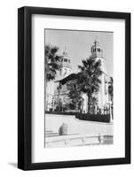 Exterior View of William R. Hearst's Castle with Park-null-Framed Photographic Print