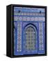 Exterior View of Window and Tilework on Dome of the Rock-Jim Zuckerman-Framed Stretched Canvas