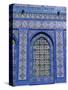 Exterior View of Window and Tilework on Dome of the Rock-Jim Zuckerman-Stretched Canvas