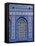 Exterior View of Window and Tilework on Dome of the Rock-Jim Zuckerman-Framed Stretched Canvas