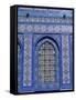 Exterior View of Window and Tilework on Dome of the Rock-Jim Zuckerman-Framed Stretched Canvas