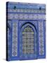 Exterior View of Window and Tilework on Dome of the Rock-Jim Zuckerman-Stretched Canvas