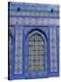 Exterior View of Window and Tilework on Dome of the Rock-Jim Zuckerman-Stretched Canvas