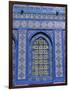 Exterior View of Window and Tilework on Dome of the Rock-Jim Zuckerman-Framed Photographic Print