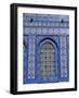 Exterior View of Window and Tilework on Dome of the Rock-Jim Zuckerman-Framed Photographic Print