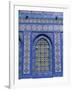 Exterior View of Window and Tilework on Dome of the Rock-Jim Zuckerman-Framed Photographic Print