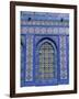 Exterior View of Window and Tilework on Dome of the Rock-Jim Zuckerman-Framed Photographic Print