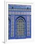 Exterior View of Window and Tilework on Dome of the Rock-Jim Zuckerman-Framed Photographic Print