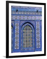 Exterior View of Window and Tilework on Dome of the Rock-Jim Zuckerman-Framed Photographic Print