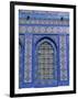 Exterior View of Window and Tilework on Dome of the Rock-Jim Zuckerman-Framed Photographic Print