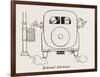 External Car Ashtrays-William Heath Robinson-Framed Art Print