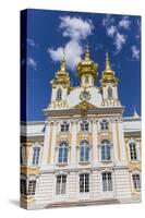 External View of Peterhof, Peter the Great's Palace, St. Petersburg, Russia, Europe-Michael Nolan-Stretched Canvas