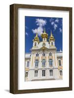 External View of Peterhof, Peter the Great's Palace, St. Petersburg, Russia, Europe-Michael Nolan-Framed Photographic Print