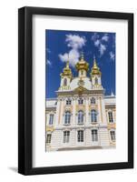 External View of Peterhof, Peter the Great's Palace, St. Petersburg, Russia, Europe-Michael Nolan-Framed Photographic Print