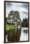 Externsteine with Wiembecke pond-By-Framed Photographic Print