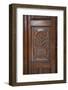 Exteruir Door of Casa de Aliaga, Lima, Peru-Mallorie Ostrowitz-Framed Photographic Print