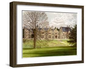 Exton House, Rutland, Home of the Earl of Gainsborough, C1880-AF Lydon-Framed Giclee Print