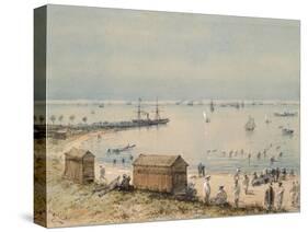 Extract, the Album Souvenir of the Trip of Empress Eugenie for the Inauguration of the Suez Canal-Édouard Riou-Stretched Canvas