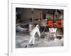 Extracting a Steel Bath from the Furnace at Ideal Standard in Hull, Humberside, 1967-Michael Walters-Framed Photographic Print