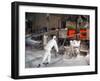 Extracting a Steel Bath from the Furnace at Ideal Standard in Hull, Humberside, 1967-Michael Walters-Framed Photographic Print