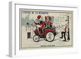 Extracting a Tooth Fin De Siecle Style-null-Framed Giclee Print