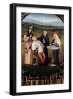 Extraction of the Stone of Madness-Hieronymus Bosch-Framed Art Print