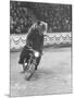 Extraordinarily Skillful Russian Performing Bear Driving a Motorcycle-Carl Mydans-Mounted Photographic Print