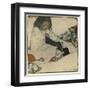 Extraordinary Number of Presents in Her Stocking-null-Framed Art Print