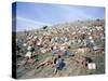 Extras Playing Dead People Hold Numbered Cards Between Takes During Filming of "Spartacus"-J^ R^ Eyerman-Stretched Canvas