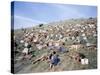 Extras Playing Dead People Hold Numbered Cards Between Takes During Filming of "Spartacus"-J^ R^ Eyerman-Stretched Canvas