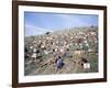 Extras Playing Dead People Hold Numbered Cards Between Takes During Filming of "Spartacus"-J^ R^ Eyerman-Framed Photographic Print