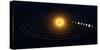 Extrasolar Planetary System. Planets in Orbit around an Alien Sun.-Nazarii Neshcherenskyi-Stretched Canvas