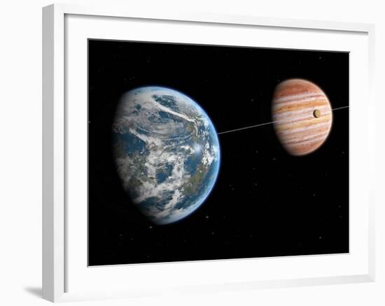 Extrasolar System-Medardus-Framed Art Print