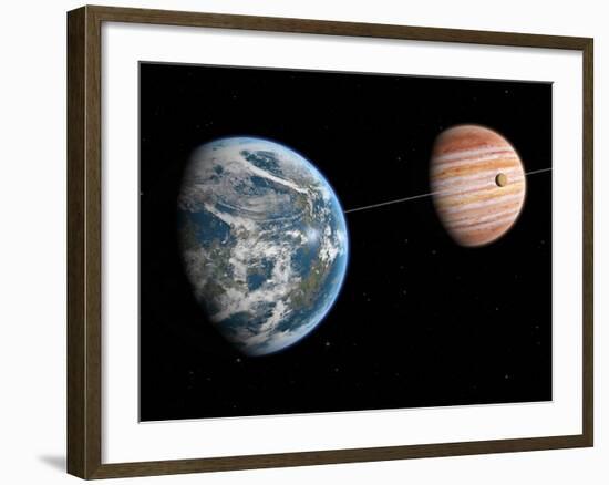 Extrasolar System-Medardus-Framed Art Print