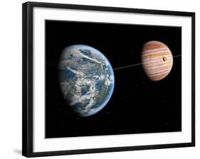 Extrasolar System-Medardus-Framed Art Print