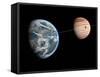 Extrasolar System-Medardus-Framed Stretched Canvas