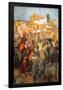 Extremadura. The market, 1917. Series: Vision of Spain. Oil on canvas, 351 cm x 302 cm-Joaquin Sorolla-Framed Poster
