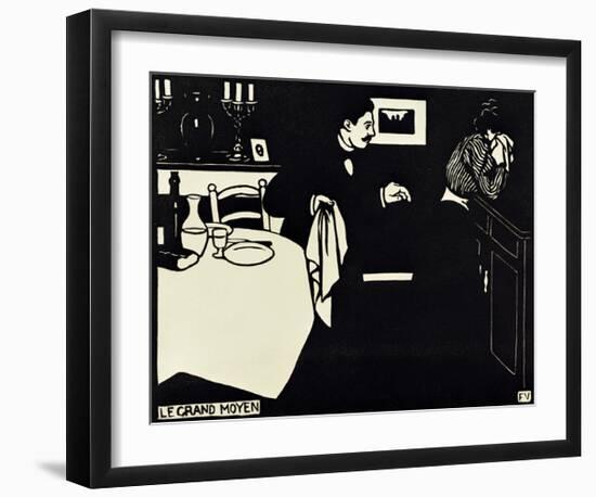 Extreme Measure-Félix Vallotton-Framed Giclee Print