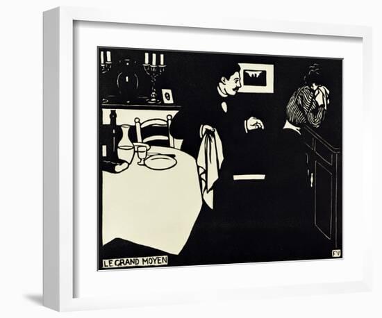 Extreme Measure-Félix Vallotton-Framed Giclee Print