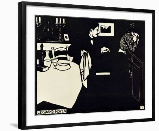 Extreme Measure-Félix Vallotton-Framed Giclee Print