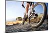 Extreme Mountain Bike Sport Athlete Man Riding Outdoors Lifestyle Trail-warrengoldswain-Mounted Photographic Print