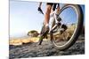 Extreme Mountain Bike Sport Athlete Man Riding Outdoors Lifestyle Trail-warrengoldswain-Mounted Photographic Print