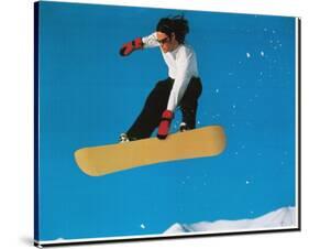 Extreme Sports Snowboarding-null-Stretched Canvas