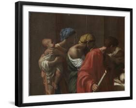 Extreme Unction, from the 'Seven Sacraments', 1638-40-Nicolas Poussin-Framed Giclee Print